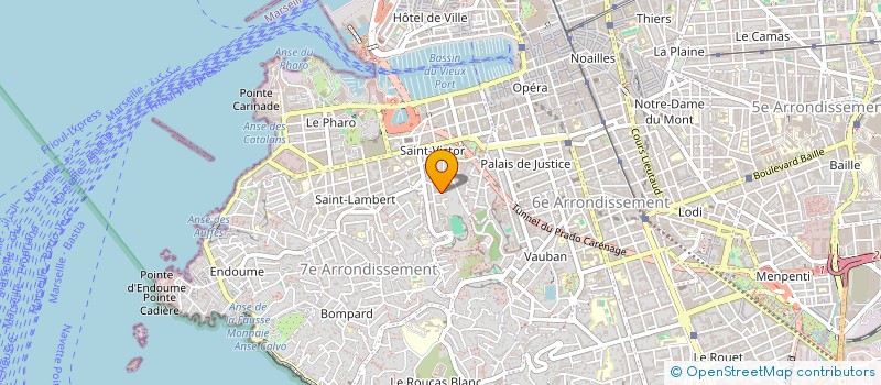 localisation de l'entreprise MONSIEUR VALENTIN ROGER à MARSEILLE