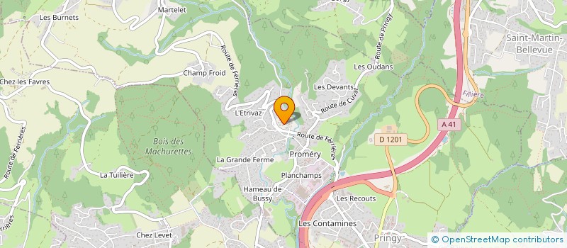 localisation de l'entreprise MONSIEUR VALENTIN ROISIN à ANNECY