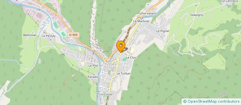 localisation de l'entreprise MONSIEUR VALENTIN ROLLIN  THONES