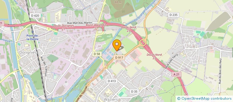 localisation de l'entreprise MONSIEUR VALENTIN ROMA  CARVIN