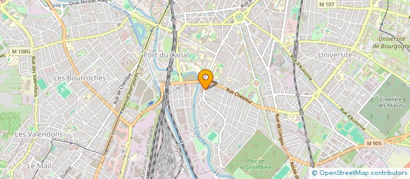 localisation de l'entreprise MONSIEUR VALENTIN ROSAS à DIJON