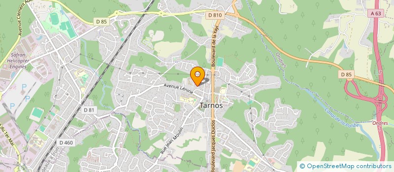 localisation de l'entreprise MONSIEUR VALENTIN ROSTAS  TARNOS