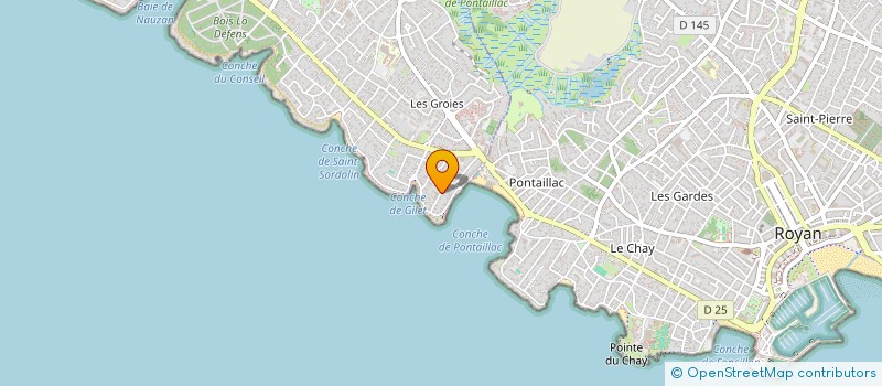 localisation de l'entreprise MONSIEUR VALENTIN ROUILLE  VAUX-SUR-MER