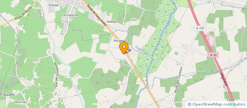 localisation de l'entreprise MONSIEUR VALENTIN ROUSSEAU  TAURIAC