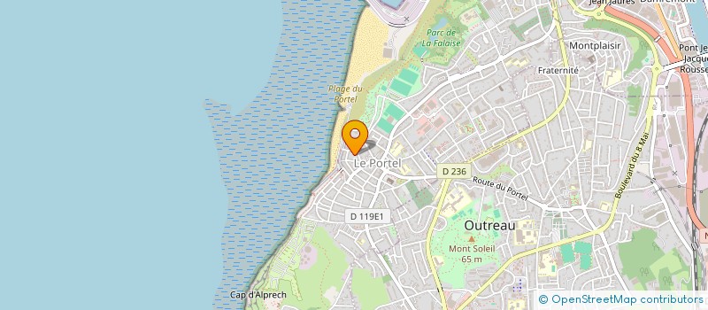 localisation de l'entreprise MONSIEUR VALENTIN ROUTIER  LE PORTEL