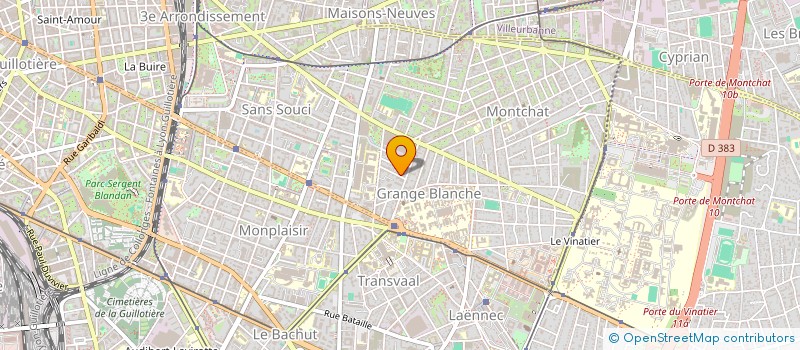 localisation de l'entreprise MONSIEUR VALENTIN ROUX  LYON