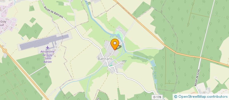 localisation de l'entreprise MONSIEUR VALENTIN ROVERETTO  BATTRANS