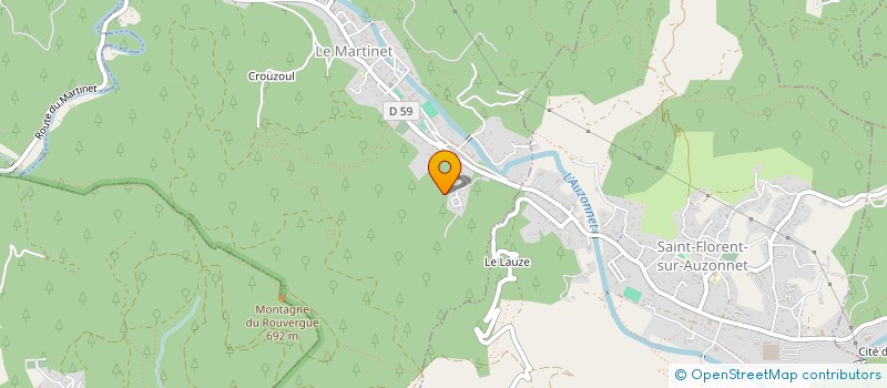 localisation de l'entreprise MONSIEUR VALENTIN RUIZ  LE MARTINET