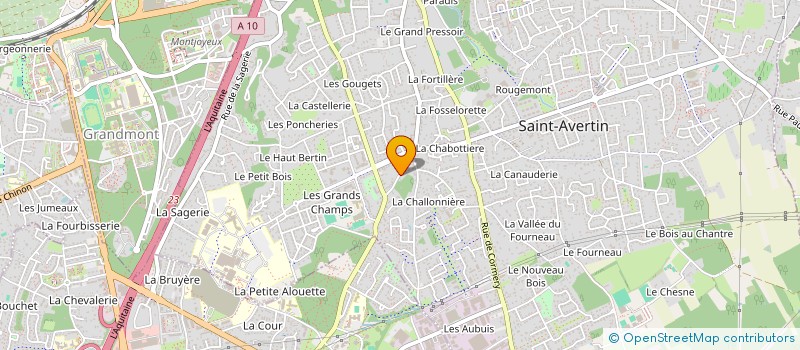 localisation de l'entreprise MONSIEUR VALENTIN SABLOT à SAINT-AVERTIN