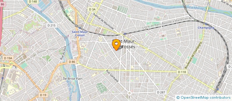 localisation de l'entreprise MONSIEUR VALENTIN SABOU à ST MAUR DES FOSSES