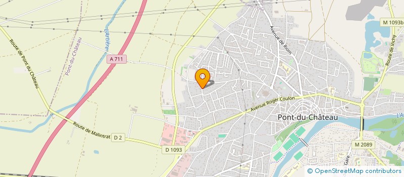 localisation de l'entreprise MONSIEUR VALENTIN SABY  PONT-DU-CHATEAU