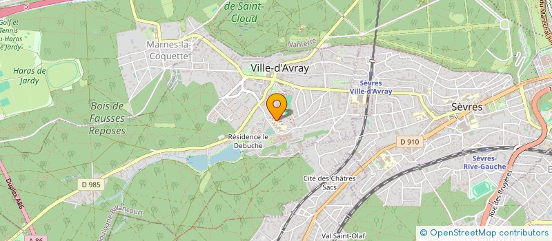 localisation de l'entreprise MONSIEUR VALENTIN SALAMANDIC  VILLE-D'AVRAY