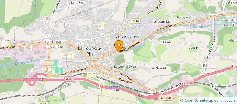 localisation de l'entreprise MONSIEUR VALENTIN SALGADO  SAINT-CLAIR-DE-LA-TOUR