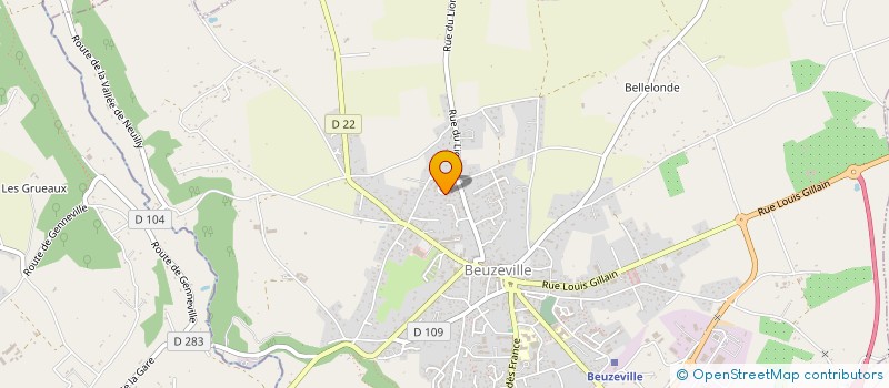 localisation de l'entreprise MONSIEUR VALENTIN SAMSON  BEUZEVILLE