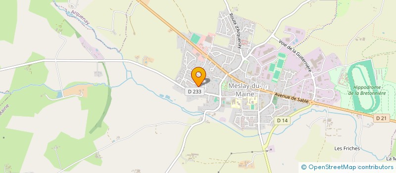 localisation de l'entreprise MONSIEUR VALENTIN SASSIER  MESLAY-DU-MAINE