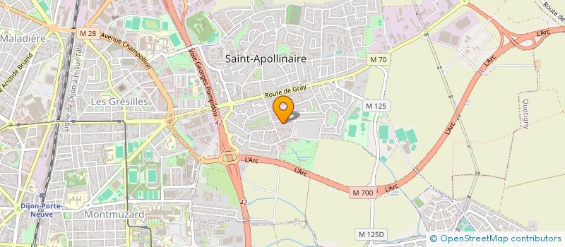 localisation de l'entreprise MONSIEUR VALENTIN SAUER  SAINT-APOLLINAIRE