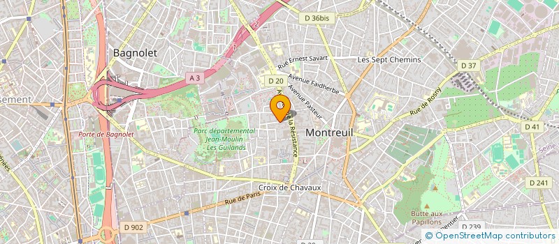 localisation de l'entreprise MONSIEUR VALENTIN SAUTCHENKO à MONTREUIL