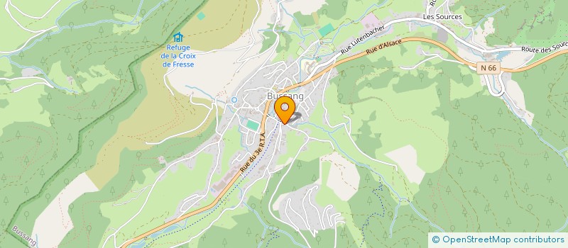 localisation de l'entreprise MONSIEUR VALENTIN SCANFERLA  BUSSANG