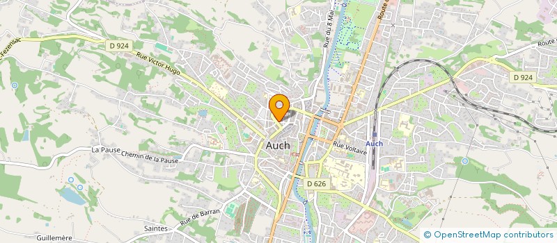 localisation de l'entreprise MONSIEUR VALENTIN SEBASTIA à AUCH