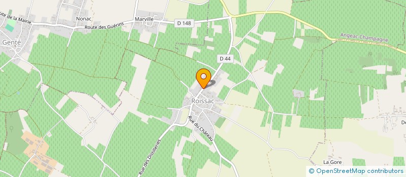 localisation de l'entreprise MONSIEUR VALENTIN SEGUIN à ANGEAC-CHAMPAGNE