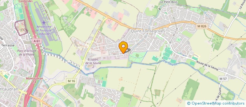 localisation de l'entreprise MONSIEUR VALENTIN SELMI  QUINT-FONSEGRIVES