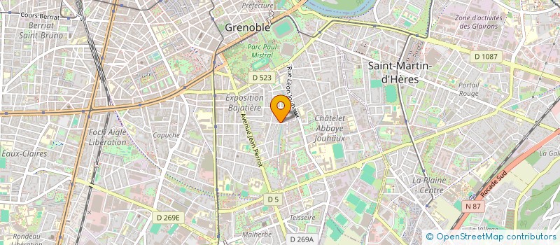 localisation de l'entreprise MONSIEUR VALENTIN SEMENZATO  GRENOBLE