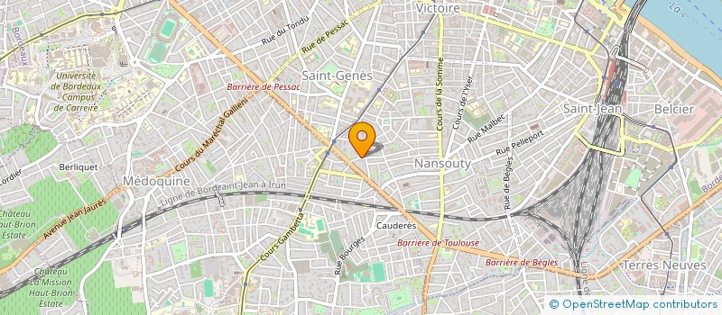 localisation de l'entreprise MONSIEUR VALENTIN SERHAN  BORDEAUX