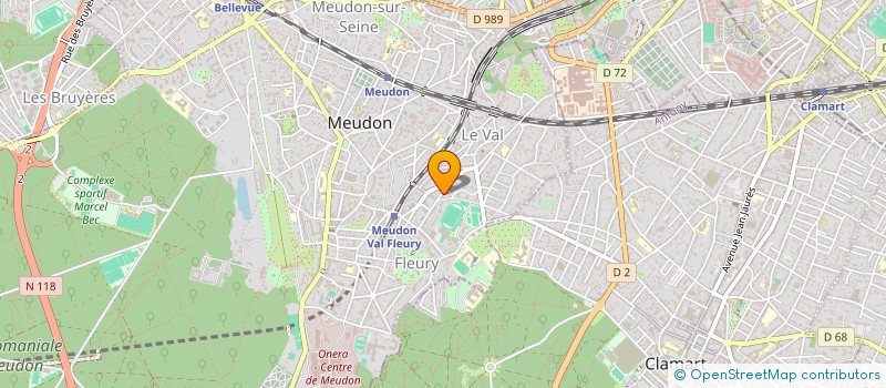 localisation de l'entreprise MONSIEUR VALENTIN SEVANCHE  MEUDON