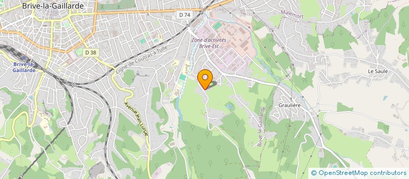 localisation de l'entreprise MONSIEUR VALENTIN SEVERIN  BRIVE-LA-GAILLARDE