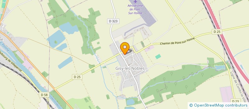 localisation de l'entreprise MONSIEUR VALENTIN SIMART  GISY-LES-NOBLES