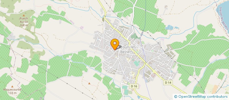 localisation de l'entreprise MONSIEUR VALENTIN SIMONNEAU  CAZOULS-LES-BEZIERS