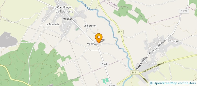 localisation de l'entreprise MONSIEUR VALENTIN SIRE à LA ROCHETTE