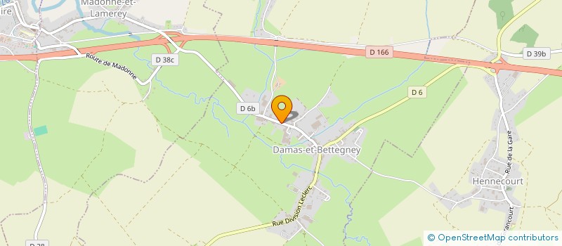 localisation de l'entreprise MONSIEUR VALENTIN SOARES SILVA  DAMAS-ET-BETTEGNEY