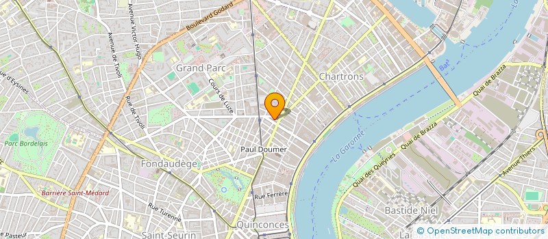 localisation de l'entreprise MONSIEUR VALENTIN SOUCHET  BORDEAUX