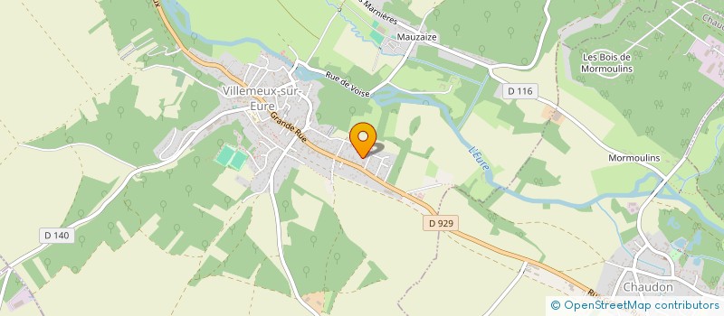 localisation de l'entreprise MONSIEUR VALENTIN SOURDRIL à VILLEMEUX-SUR-EURE