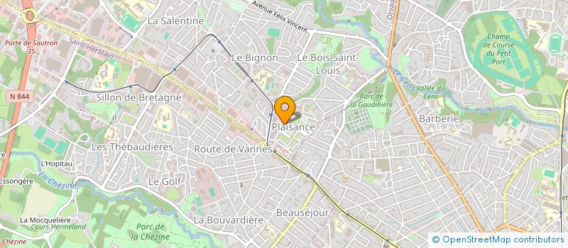 localisation de l'entreprise MONSIEUR VALENTIN SOURISSEAU à ORVAULT