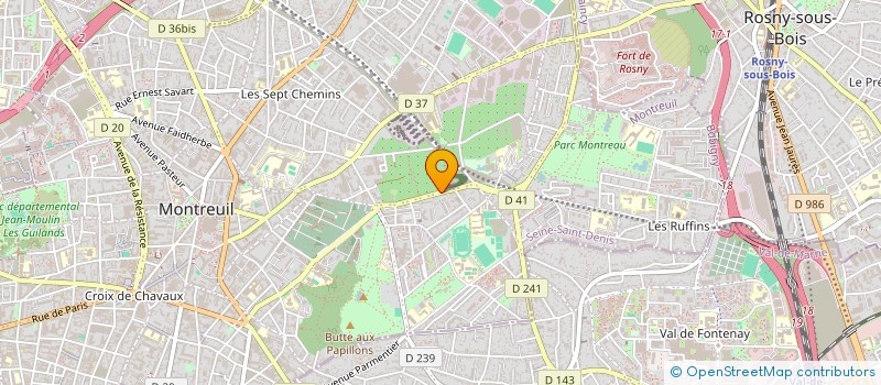 localisation de l'entreprise MONSIEUR VALENTIN STANA à MONTREUIL