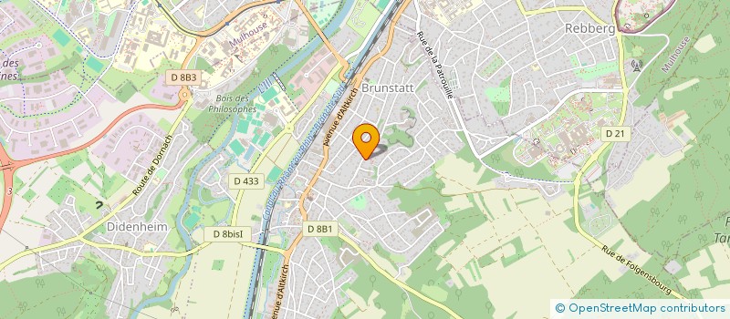 localisation de l'entreprise MONSIEUR VALENTIN STROEBELE à BRUNSTATT-DIDENHEIM