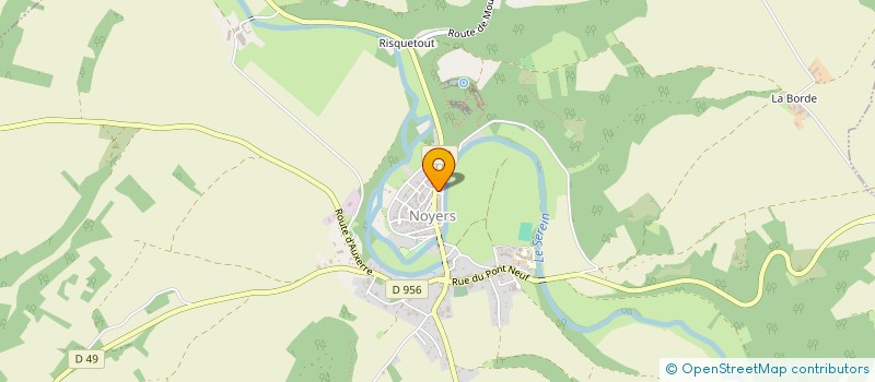 localisation de l'entreprise MONSIEUR VALENTIN SURUGUES à NOYERS