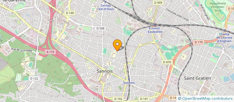 localisation de l'entreprise MONSIEUR VALENTIN SUSSAN  SANNOIS