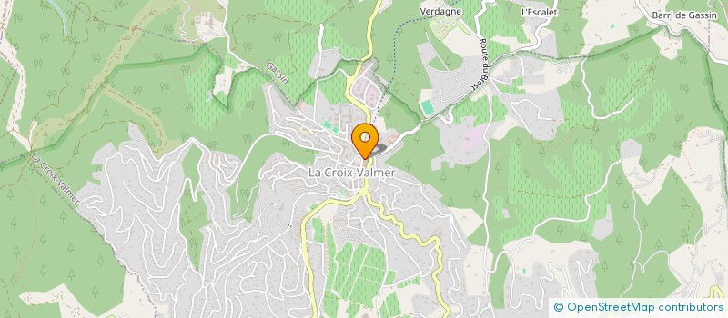 localisation de l'entreprise MONSIEUR VALENTIN SUZE  LA CROIX-VALMER