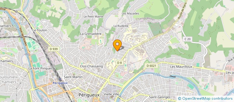 localisation de l'entreprise MONSIEUR VALENTIN SVETCHINE  PERIGUEUX