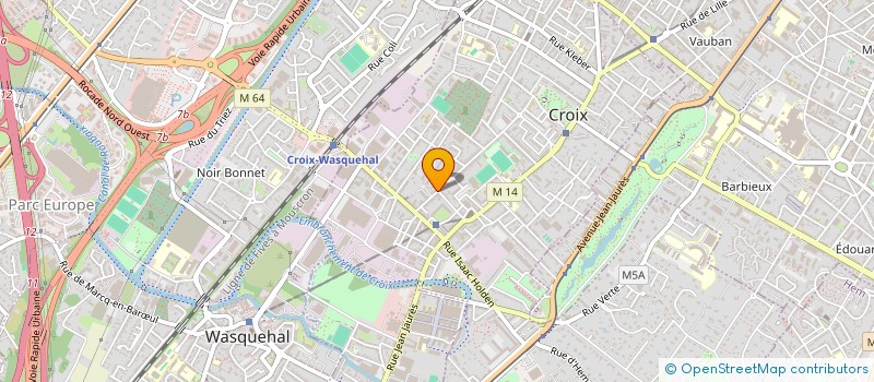 localisation de l'entreprise MONSIEUR VALENTIN TAGHON  CROIX