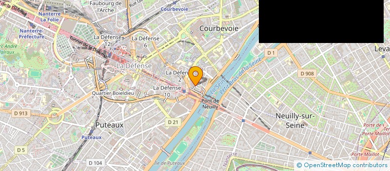 localisation de l'entreprise MONSIEUR VALENTIN TARTARY  COURBEVOIE