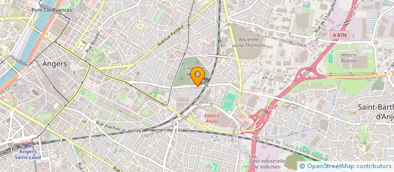 localisation de l'entreprise MONSIEUR VALENTIN TAVEAU à ANGERS