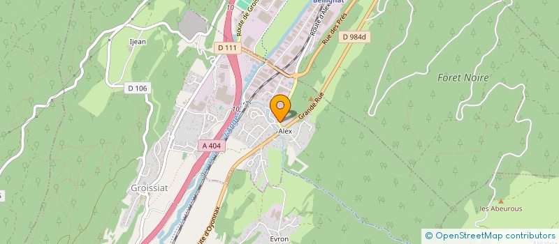 localisation de l'entreprise MONSIEUR VALENTIN TAVERDET  GROISSIAT