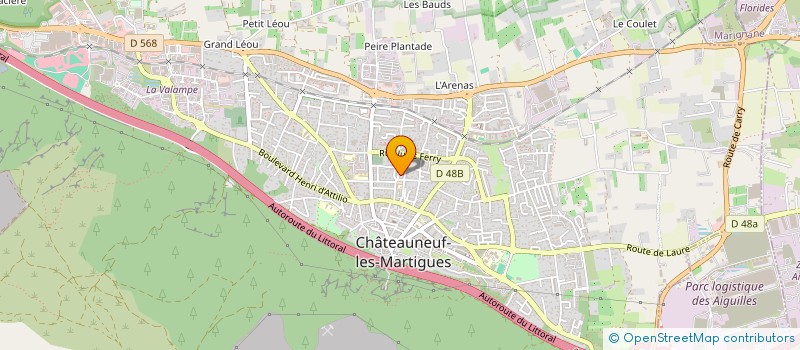 localisation de l'entreprise MONSIEUR VALENTIN TCHITCHEKIAN à CHATEAUNEUF-LES-MARTIGUES