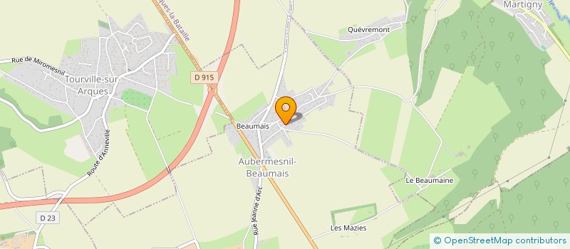 localisation de l'entreprise MONSIEUR VALENTIN THEURIER  AUBERMESNIL-BEAUMAIS