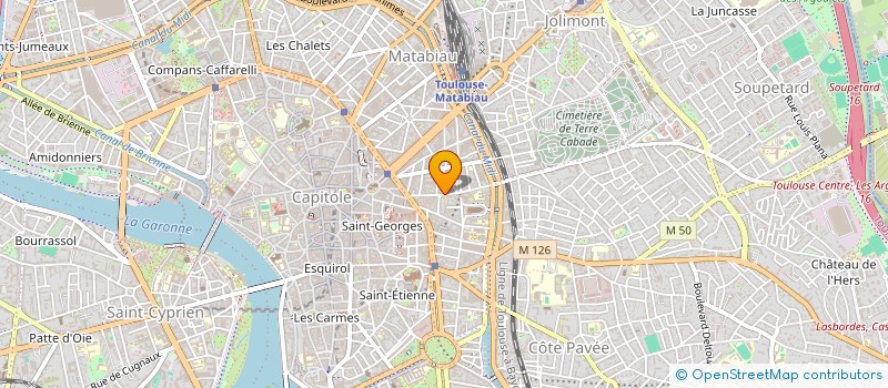 localisation de l'entreprise MONSIEUR VALENTIN THIERS  TOULOUSE