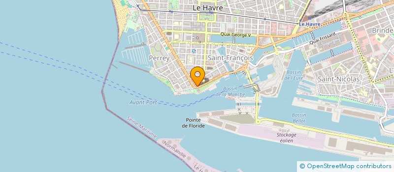 localisation de l'entreprise MONSIEUR VALENTIN THIRY à LE HAVRE